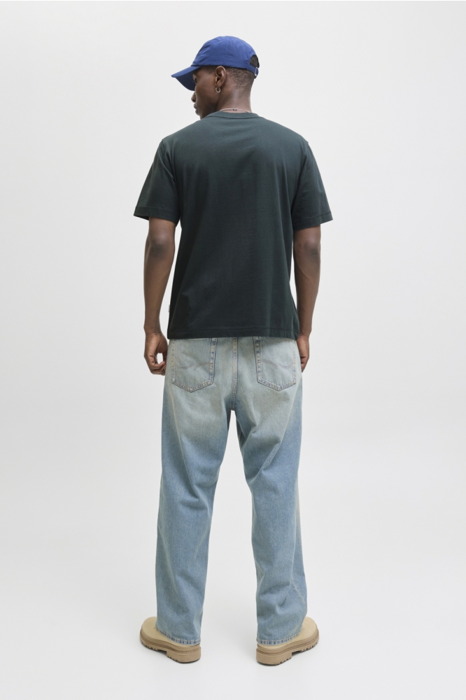 JORNORREBRO EMB TEE SS CREW NECK NO 12282892 FOREST RIVER